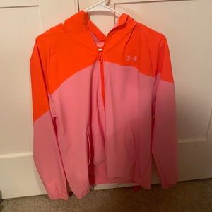 Never worn under armour windbreaker women’s Jacket L